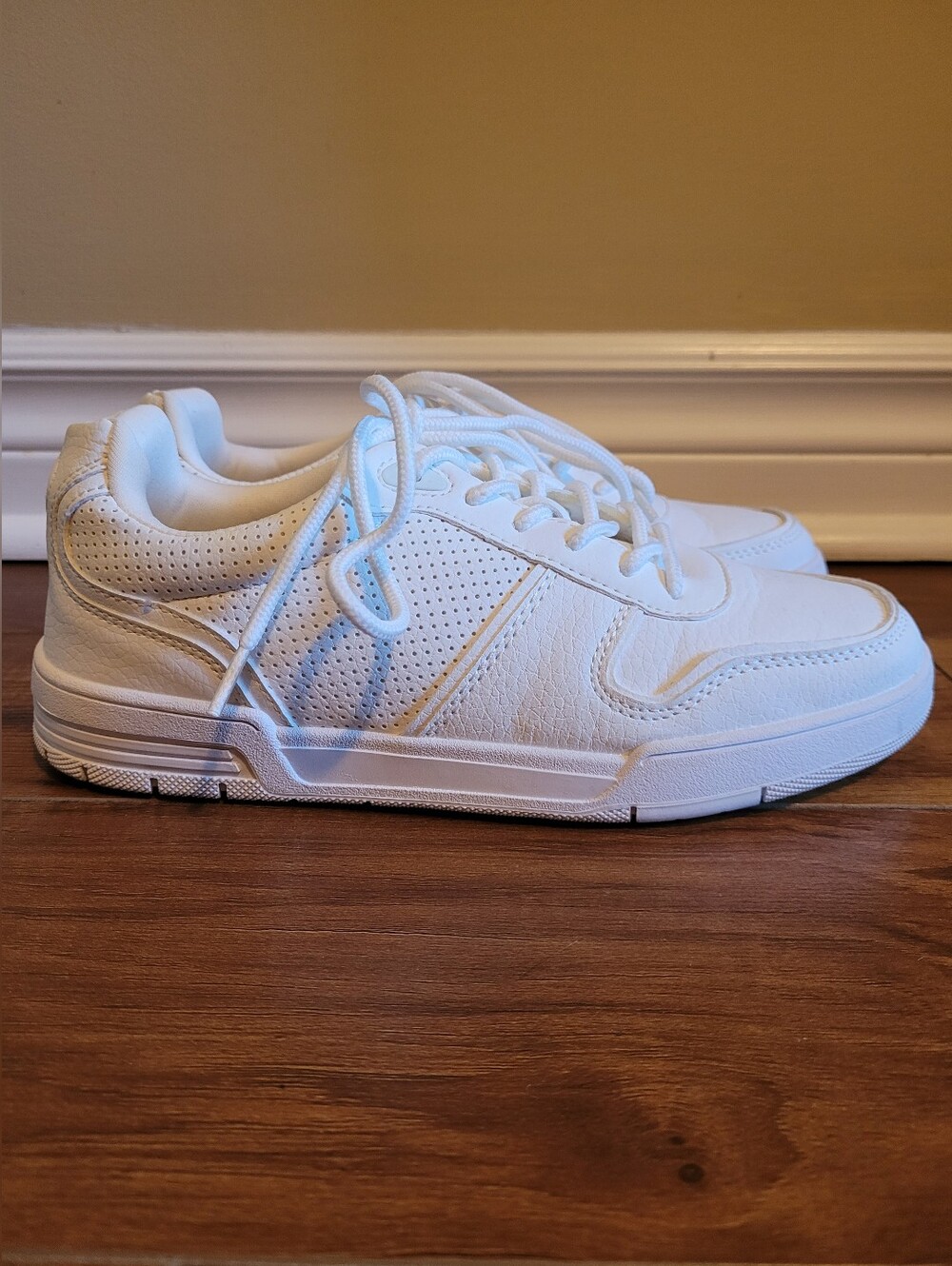Call It Spring white sneakers, Size 7, lace up, No Box